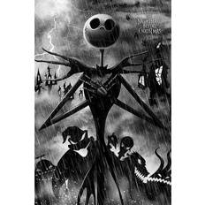 White Posters Pyramid International The Nightmare Before Christmas Storm black white Poster