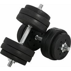 Fitness on sale Homcom Adjustable Dumbbells Weight Set 30 kg