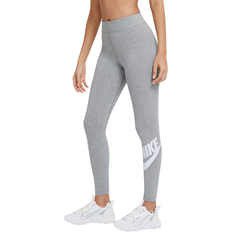 Nike Women's Sportswear Essential High Rise Leggings - Dark Grey Heather/White