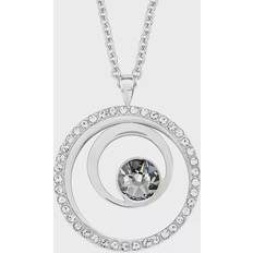 s.Oliver Chain with pendant Women Sets, with Crystal, cm, Silver, Comes in jewelry gift box, 2015126