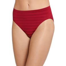 Jockey Matte & Shine Seamfree Hi Cut Panty - Lipstick Red