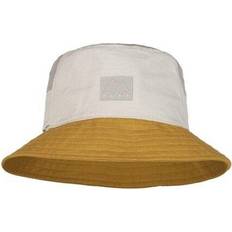 Beige - Women Hats Buff Sun Bucket Hats - Ocher