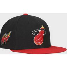 Mitchell & Ness Miami Heat Hardwood Classics Core Side Snapback Cap Sr