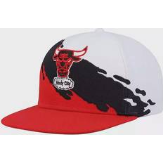 Chicago Bulls Caps Mitchell & Ness Chicago Bulls Hardwood Classics Paintbrush Snapback Hat Sr