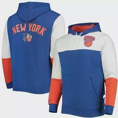 Mitchell & Ness New York Knicks Hardwood Classics Fusion 2.0 Colorblock Pullover Hoodie Sr