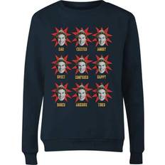 Elf Faces Women's Christmas Sweatshirt