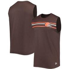 Men's New Era Cleveland Browns Brushed Sleeveless Tank Top