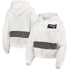 Refried Apparel Women's New England Patriots Crop Pullover Hoodie