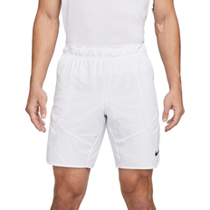 Nike Men - White Shorts Nike Court Dri-FIT Advantage Shorts Men - White/Black