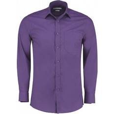 Kustom Kit KK142 Poplin Shirt - Purple