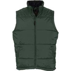 Sols Warm Padded Bodywarmer Jacket - Forest Green