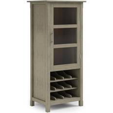 Doors Liquor Cabinets Simpli Home Avalon Liquor Cabinet 56.9x127cm