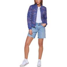 Levi's Diamond Quilted Bomber Jacket - Blue Print