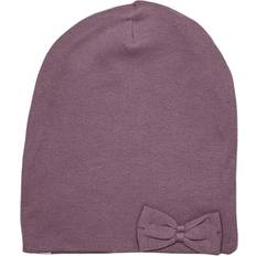Racing Kids Windproof Cotton Beanie with Bow - Dusty Purple (505055 -79)