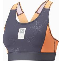 Puma x FIRST MILE Hi Impact Sports Bra - Parisian Night/Deep Apricot