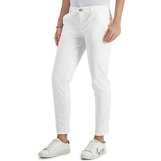 Tommy Hilfiger Flex Hampton Cuffed Chino Straight Leg Pants - Bright White