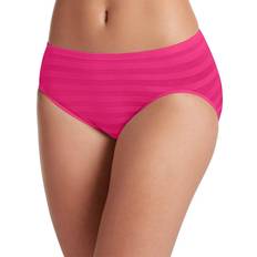 Jockey Matte & Shine Seamfree Hi Cut Panty - Fuchsia Fantasy