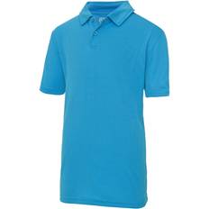 Sportswear Garment Polo Shirts Children's Clothing AWDis Kid's Just Cool Sports Polo Plain Shirt - Sapphire (UTRW696)