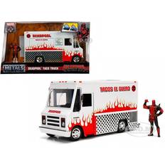 Jada Lorrys Jada Marvel Deadpool & Taco Truck Die-cast Car 1:24 Scale Vehicle 2.75Collectible Figurine