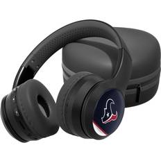 Strategic Printing Houston Texans Stripe Design Wireless Bluetooth Headphones With Case