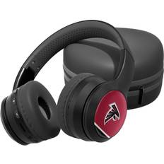 Strategic Printing Atlanta Falcons Stripe Design Wireless Bluetooth Headphones With Case