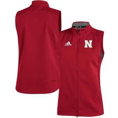 Adidas Men's Scarlet Nebraska Huskers Game Mode Full-Zip Vest, Small