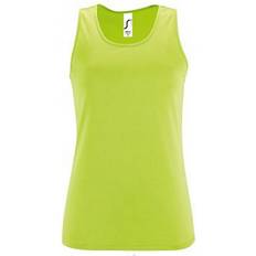 Sols Women's Sporty Performance Sleeveless Tank Top - Apple Green