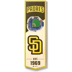 YouTheFan San Diego Padres 3D StadiumView Banner