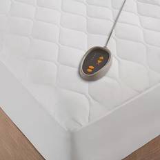 Beautyrest Microfiber Heated Mattress Cover White (213.36x182.88cm)