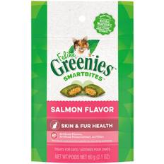 Greenies SmartBites Healthy Skin & Fur Cat Treats Salmon Flavor 0.059kg