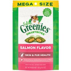 Greenies SmartBites Healthy Skin & Fur Cat Treats Salmon Flavor 0.13kg