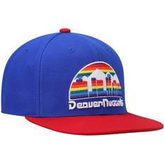 Mitchell & Ness Denver Nuggets Hardwood Classics Team Two-Tone 2.0 Snapback Hat Men - Royal/Red