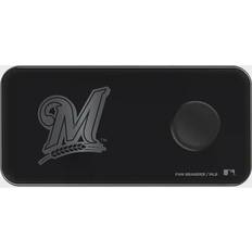 Fan Brander Milwaukee Brewers Glass Wireless Charge Pad