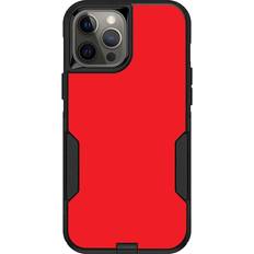 MightySkins OTCIP12PRM-Solid Red Skin for OtterBox Commuter iPhone 12 Pro Max Solid Red