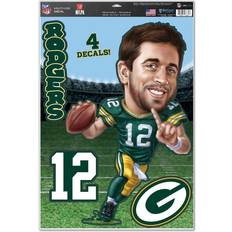 WinCraft Green Bay Packers Aaron Rodgers Player Multi-Use Decal Sheet