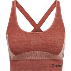 Hummel Clea Seamless Sports Top - Rose Tan Melange