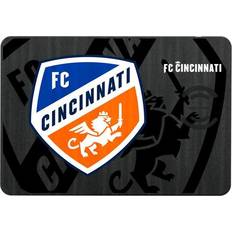 Strategic Printing FC Cincinnati Mono Tilt Logo Wireless Charger & Mouse Pad