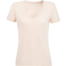 Sol's Motion V Neck T-shirt - Creamy Pink