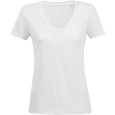 Sol's Motion V Neck T-shirt - White