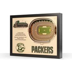 YouTheFan Green Bay Packers Lambeau Field Stadium Views Wall Art