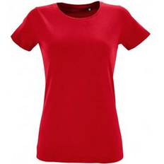 Sols Regent Fit Short Sleeve T-shirt - Red
