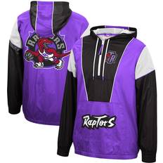 Mitchell & Ness Toronto Raptors Hardwood Classics Highlight Reel Windbreaker Half Zip Hoodie Jacket Men's