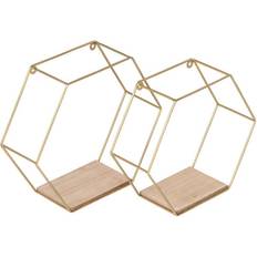 Honey Can Do Hexagonal Wall Shelf 30.5cm 2pcs