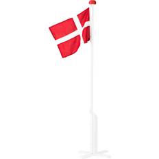 Wood Flags & Accessories Langkilde & Søn Flagpole with Dannebrog Flag 1.8m