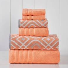 Modern Threads Yarn Dyed Towel Orange, Pink (137.16x68.58cm)