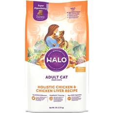 Halo Pets Holistic Adult Cat Chicken & Chicken Liver Recipe 2.722kg