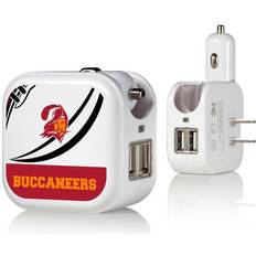 Strategic Printing Tampa Bay Buccaneers 2-in-1 Pastime Design USB Charger