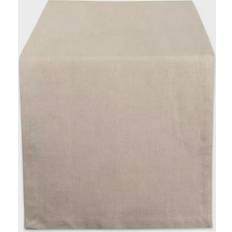 Design Imports Solid Chambray Tablecloth Beige (274.32x35.56cm)