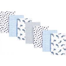 Hudson Flannel Burp Cloths 7-pack Narwhal