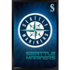 Trends International Seattle Mariners Framed Logo Poster